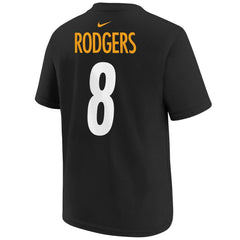 Pittsburgh Steelers Aaron Rodgers Youth Player Name & Number T-Shirt | NFL On sale