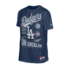 Los Angeles Dodgers New Era Oversized Throwback Distressed T-Shirt - MLB T-shirts