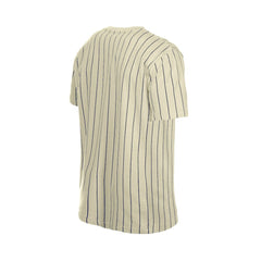 Chicago Cubs New Era Throwback Meshback Pinstripe T-Shirt - MLB T-shirts