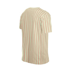 Cincinnati Reds New Era Throwback Meshback Pinstripe T-Shirt - MLB T-shirts