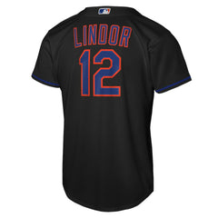 Francisco Lindor New York Mets Nike Youth Alternate Replica Jersey - MLB Jerseys