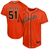 Jung Hoo Lee San Francisco Giants Nike Youth Alternate Replica Jersey - MLB Jerseys
