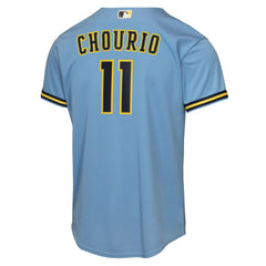 Jackson Chourio Milwaukee Brewers Nike Youth Road Replica Jersey - MLB Jerseys