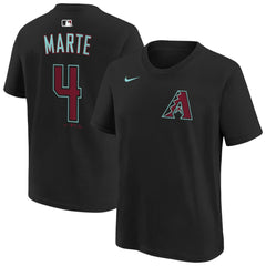 Ketel Marte Arizona Diamondbacks Nike Youth Name & Number T-Shirt - MLB T-shirts