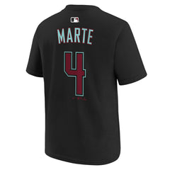 Ketel Marte Arizona Diamondbacks Nike Youth Name & Number T-Shirt - MLB T-shirts