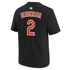 Gunnar Henderson Baltimore Orioles Nike Youth Name & Number T-Shirt - MLB T-shirts