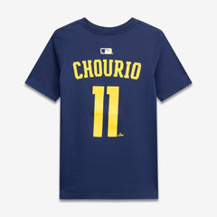 Jackson Chourio Milwaukee Brewers Nike Youth Name & Number T-Shirt - MLB T-shirts