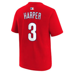 Bryce Harper Philadelphia Phillies Nike Youth Name & Number T-Shirt - MLB T-shirts