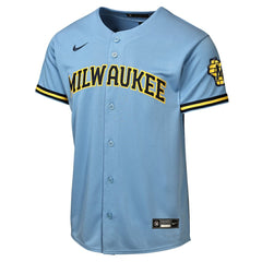 Milwaukee Brewers Nike Youth Road Stadium Jersey - MLB Jerseys