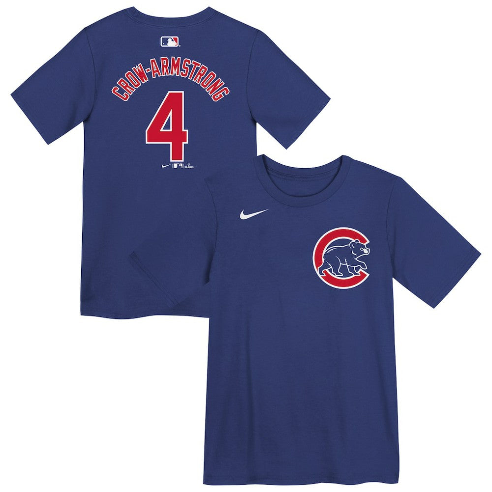 Pete Crow-Armstrong Chicago Cubs Nike Preschool Name & Number T-Shirt - MLB T-shirts