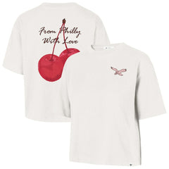 Philadelphia Eagles '47 Women's Love Letter Reed City T-Shirt | NFL On sale