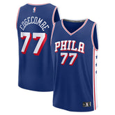 Royal V. J. Edgecombe Philadelphia 76ers Youth 2025 NBA Draft First Round Pick Fast Break Replica Jersey | NBA