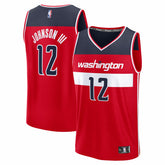 Red Tre Johnson III Washington Wizards 2025 NBA Draft First Round Pick Fast Break Replica Jersey | NBA