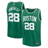 Kelly Green Hugo Gonzalez Boston Celtics 2025 NBA Draft First Round Pick Fast Break Replica Jersey | NBA