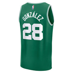 Kelly Green Hugo Gonzalez Boston Celtics 2025 NBA Draft First Round Pick Fast Break Replica Jersey | NBA
