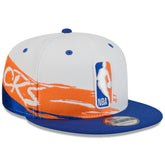 White/Blue New York Knicks 2026 NBA All-Star Game Brushstroke 9FIFTY Snapback Hat | NBA