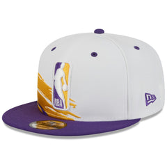 White/Purple Los Angeles Lakers 2026 NBA All-Star Game Brushstroke 9FIFTY Snapback Hat | NBA