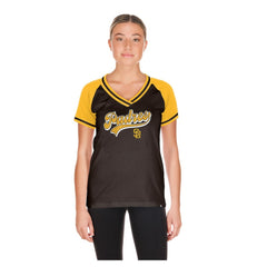 San Diego Padres New Era Women's Gameday V-Neck T-Shirt - MLB T-shirts