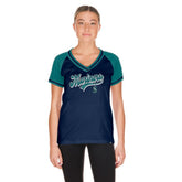 Seattle Mariners New Era Women's Gameday V-Neck T-Shirt - MLB T-shirts