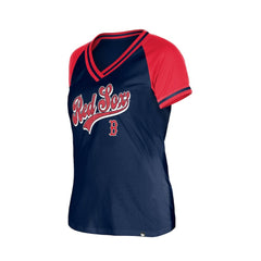 Boston Red Sox New Era Women's Gameday V-Neck T-Shirt - MLB T-shirts