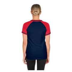 Atlanta Braves New Era Women's Gameday V-Neck T-Shirt - MLB T-shirts