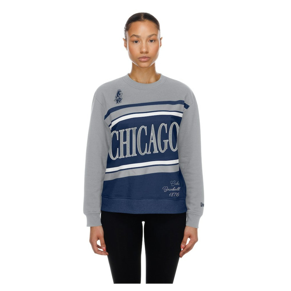 Chicago Cubs New Era Women's Gameday Fleece Sweatshirt - MLB Sweatshirts
