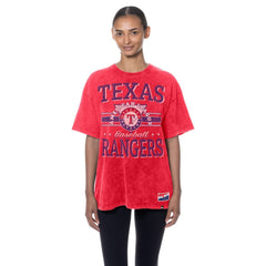 Texas Rangers New Era Women's Oversized Boyfriend T-Shirt - MLB T-shirts