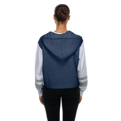 New York Yankees New Era Women's Boxy Lace-Up Hoodie - MLB Hoodies