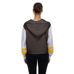 San Diego Padres New Era Women's Boxy Lace-Up Hoodie - MLB Hoodies