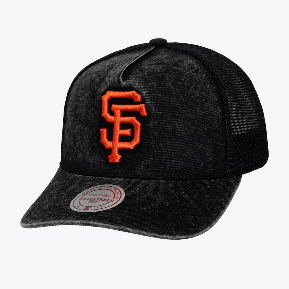 San Francisco Giants Mitchell & Ness Unisex Gameday Adjustable Trucker Hat - MLB Hats