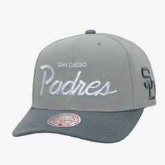 San Diego Padres Mitchell & Ness Cooperstown Thunderstorm Head Coach Pro-Crown Adjustable Hat - MLB Hats