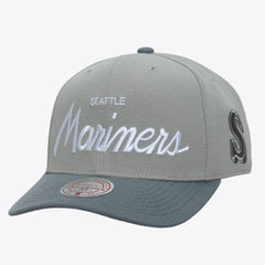 Seattle Mariners Mitchell & Ness Cooperstown Thunderstorm Head Coach Pro-Crown Adjustable Hat - MLB Hats