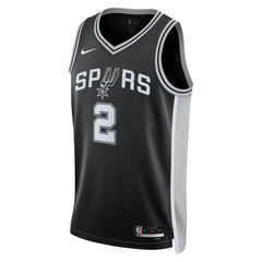 Black Dylan Harper San Antonio Spurs Unisex 2025 NBA Draft First Round Pick Swingman Jersey | NBA