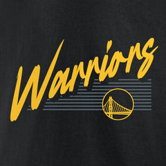 Black Golden State Warriors Color Block Slant Quick Strike T-Shirt sale | NBA