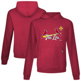 St. Louis Cardinals Levelwear City Connect Relay Core Logo Pullover Hoodie - MLB Hoodies