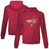 St. Louis Cardinals Levelwear City Connect Relay Back Splash Pullover Hoodie - MLB Hoodies