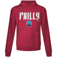 Philadelphia Phillies Levelwear City Connect Relay Back Splash Pullover Hoodie - MLB Hoodies