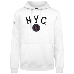 New York Mets Levelwear City Connect Podium Back Splash Pullover Hoodie - MLB Hoodies