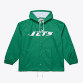 New York Jets Coaches Full-Snap Hooded Windbreaker Jacket | NFL Sale