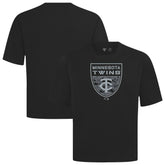 Minnesota Twins Levelwear Oversized Luxe Signature Knit Buckler T-Shirt - MLB T-shirts