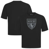 Chicago White Sox Levelwear Oversized Luxe Signature Knit Buckler T-Shirt - MLB T-shirts