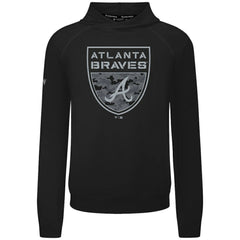 Atlanta Braves Levelwear Mandate Buckler Tri-Blend Pullover Hoodie - MLB Hoodies