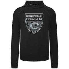 Cincinnati Reds Levelwear Mandate Buckler Tri-Blend Pullover Hoodie - MLB Hoodies