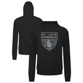 St. Louis Cardinals Levelwear Mandate Buckler Tri-Blend Pullover Hoodie - MLB Hoodies