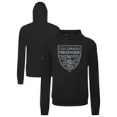 Colorado Rockies Levelwear Mandate Buckler Tri-Blend Pullover Hoodie - MLB Hoodies