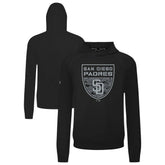 San Diego Padres Levelwear Mandate Buckler Tri-Blend Pullover Hoodie - MLB Hoodies