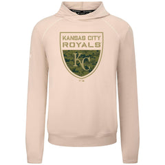 Kansas City Royals Levelwear Mandate Buckler Tri-Blend Pullover Hoodie - MLB Hoodies
