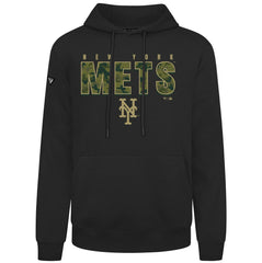New York Mets Levelwear Podium Protect Pullover Hoodie - MLB Hoodies