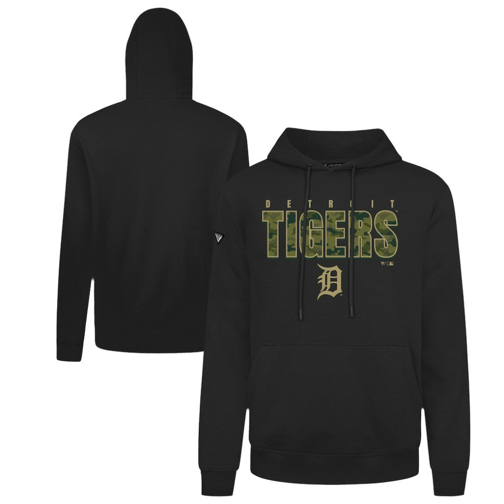 Detroit Tigers Levelwear Podium Protect Pullover Hoodie - MLB Hoodies