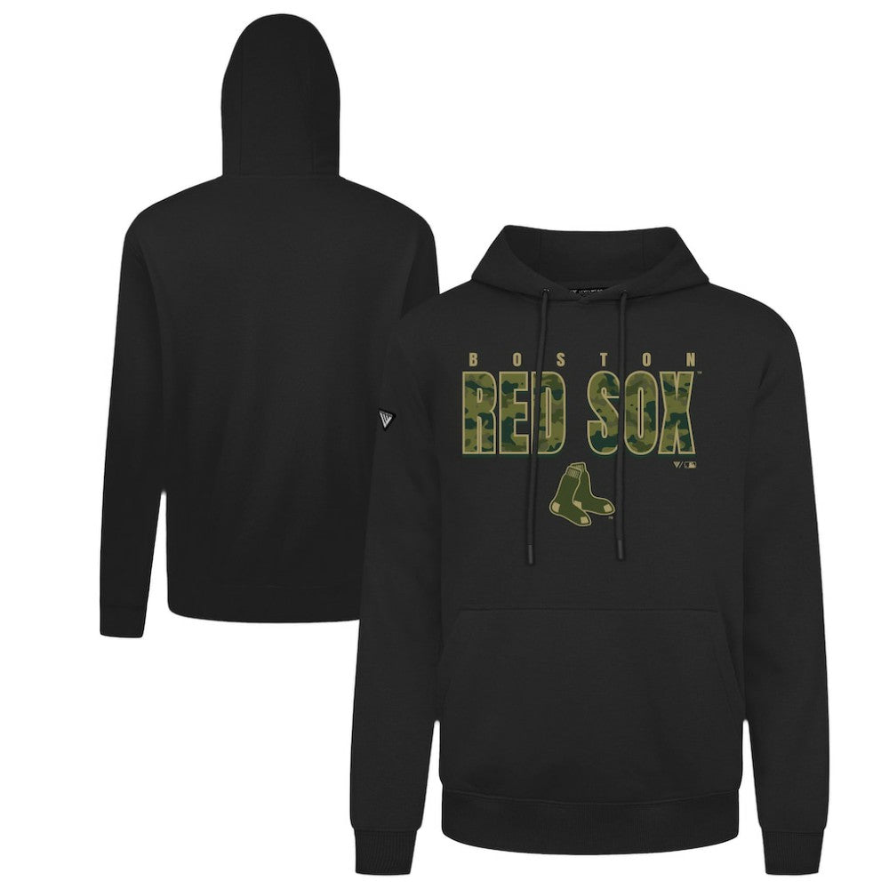 Boston Red Sox Levelwear Podium Protect Pullover Hoodie - MLB Hoodies